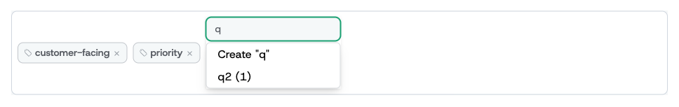 Adding a tag to a one-pager